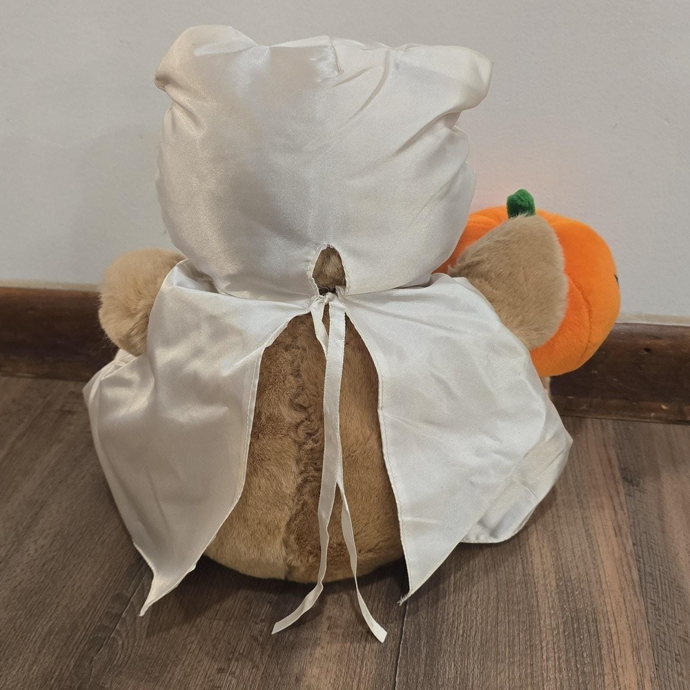 Vintage "Kookie Spookie" Ghost Plush Halloween Bear 12" Stuffed Animal Toy 1989 - Picture 4 of 8
